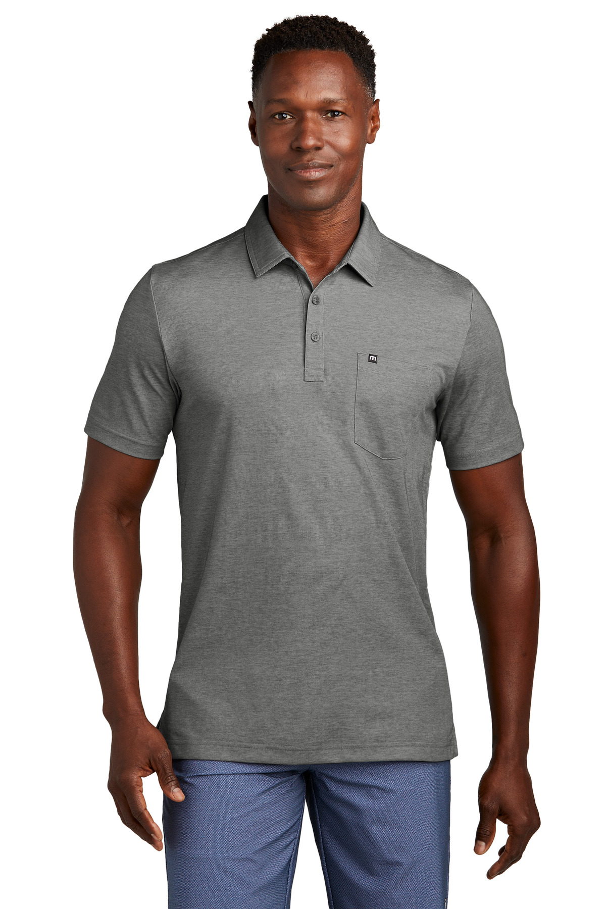 TravisMathew® Oceanside Heather Pocket Polo 16