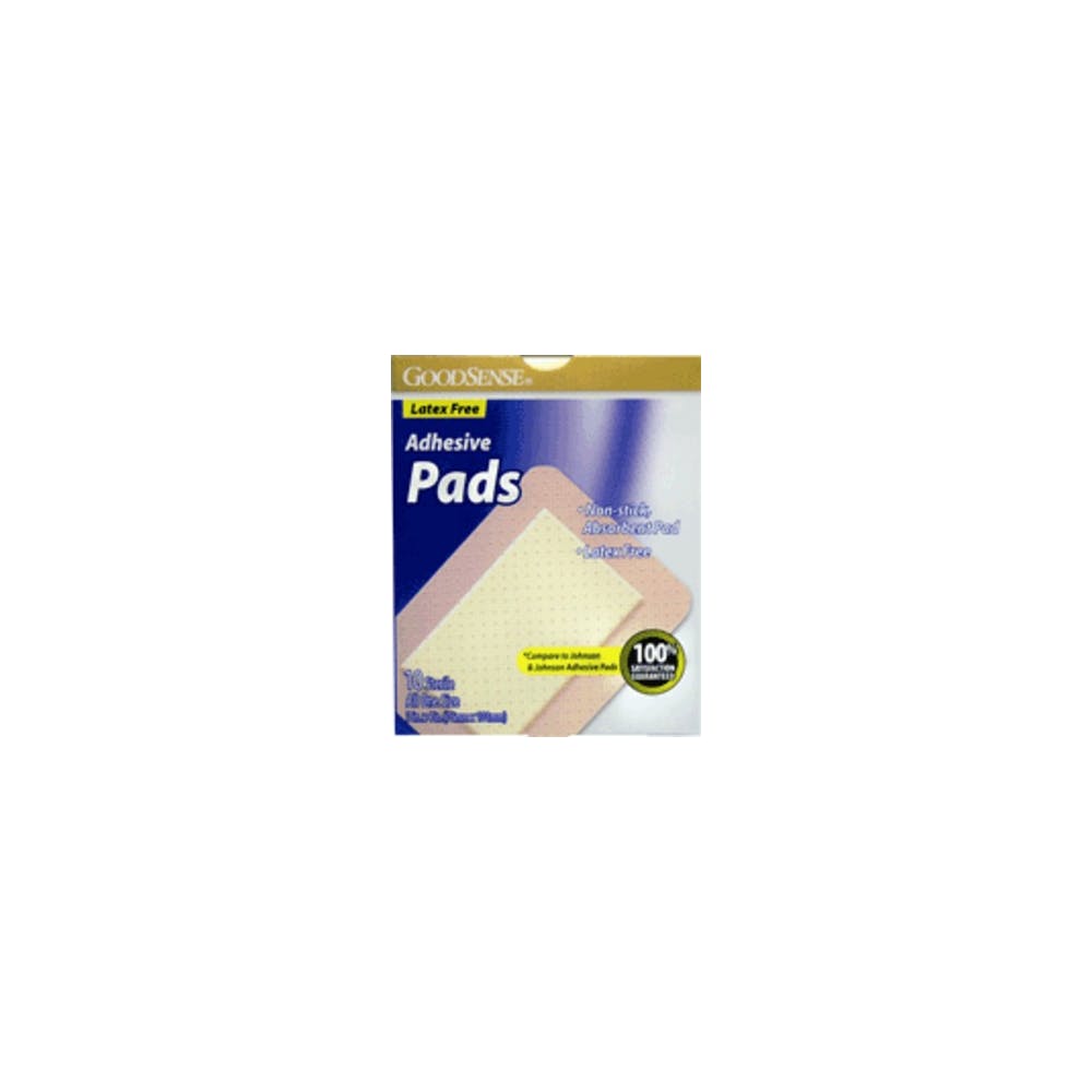 GoodSense Sterile Adhesive Pads - 10 Pack 3" x 4" 2