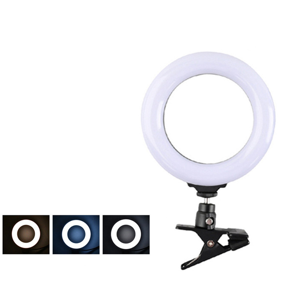 6" LED Selfie Ring Light w/ Laptop Clip 6