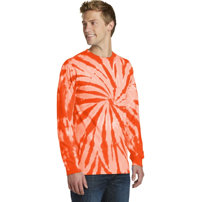 Port & Company Tie-Dye Long Sleeve Tee. 14