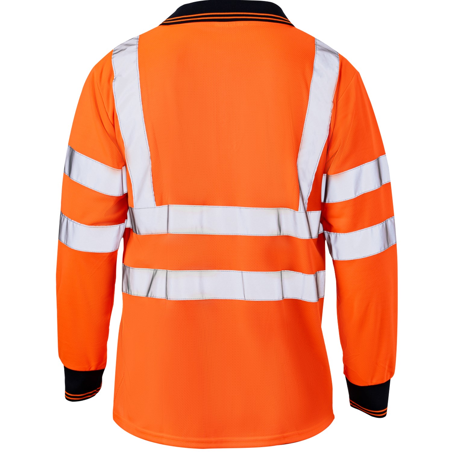 Class 3 Safety Polo with Double Band 2" Reflective Tape 5
