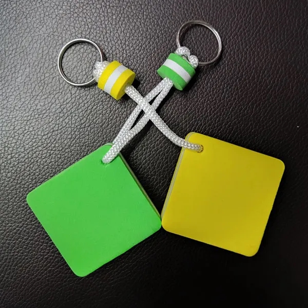 Square EVA Foam Floating Keychain 2