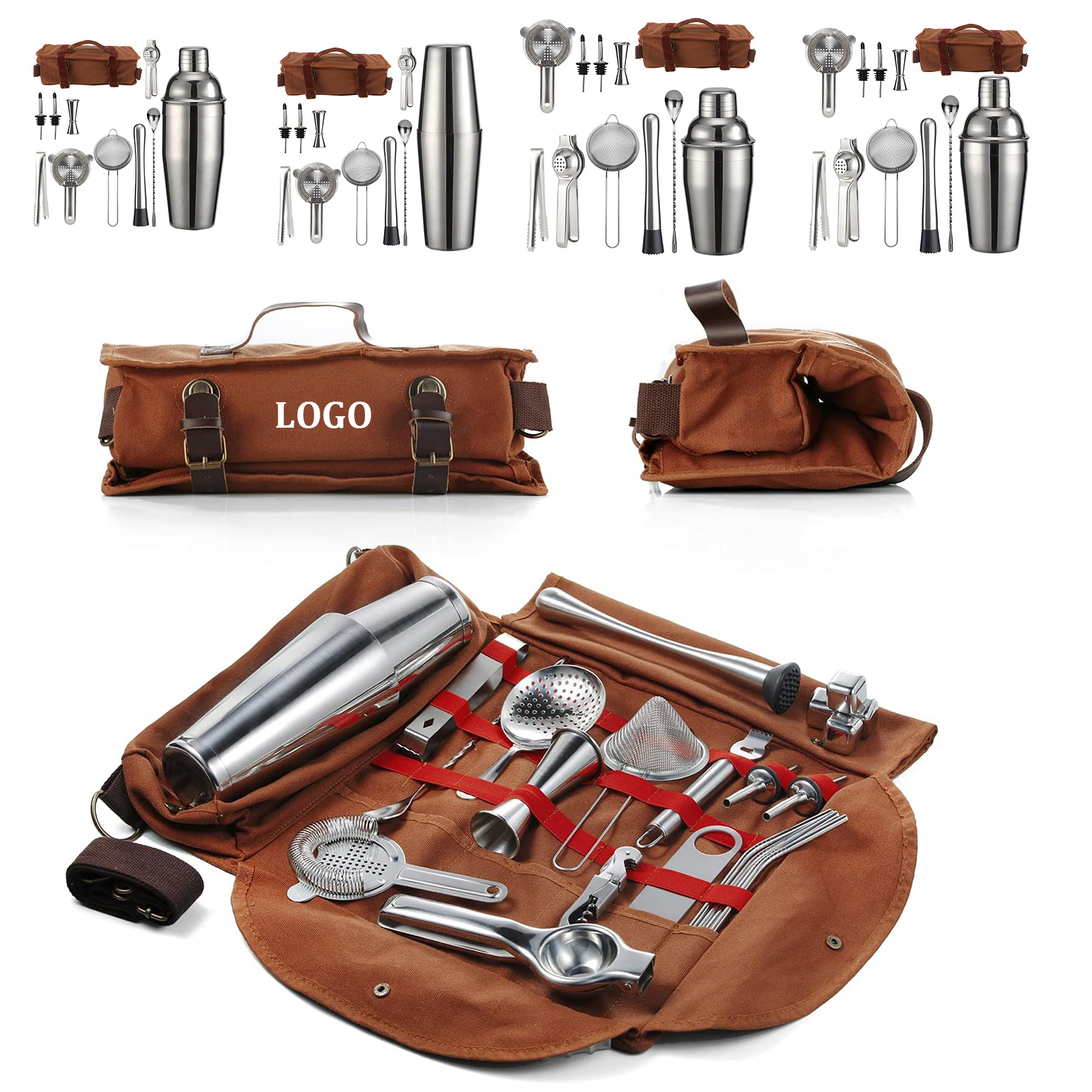 Bartender Portable Travel Kit Bag 4