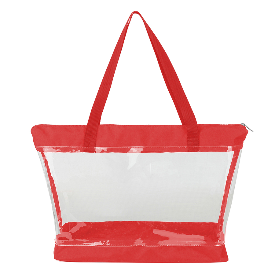 ClearPass Zipper Tote Bag w/ Pockets