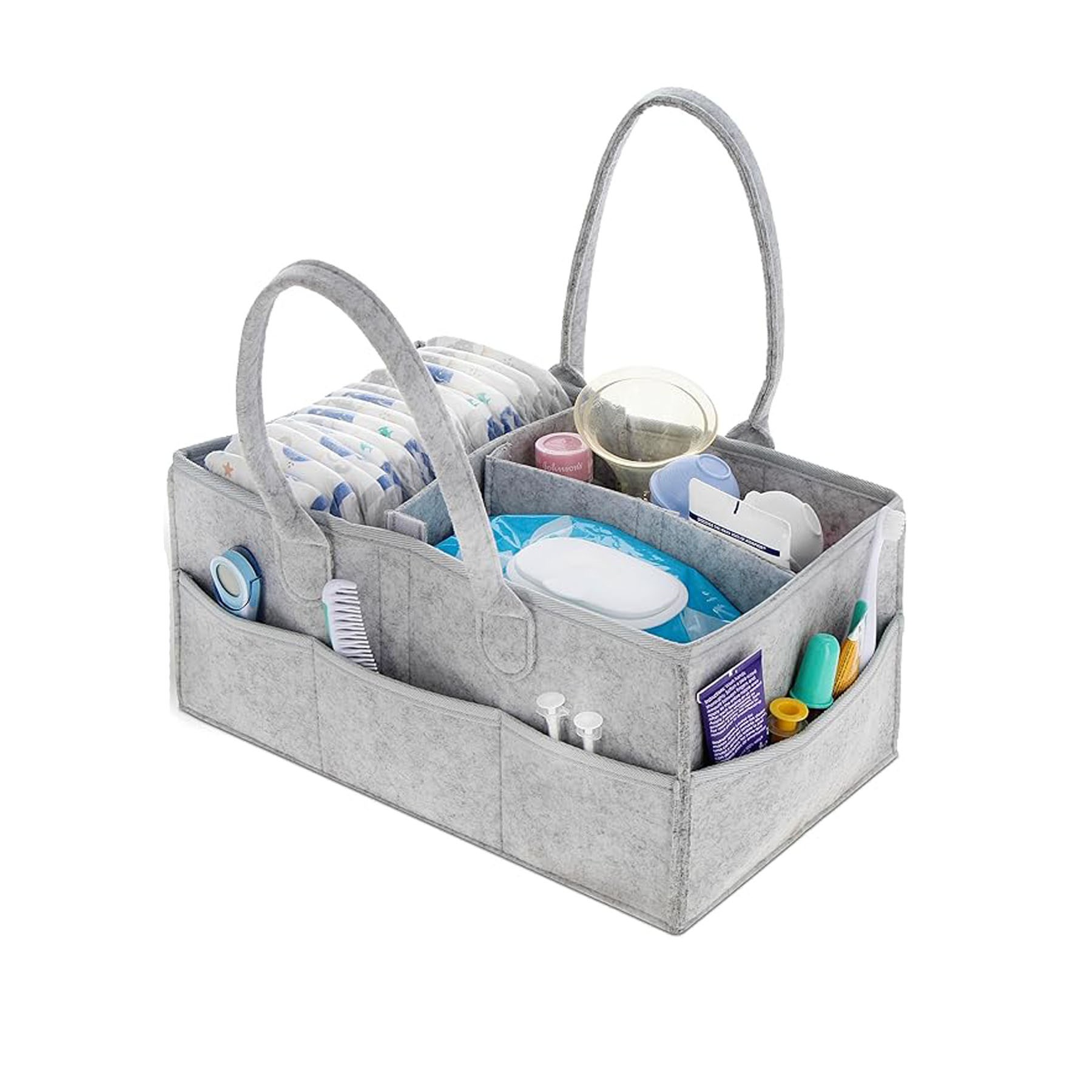 Felt Diaper Tote Organizer 3