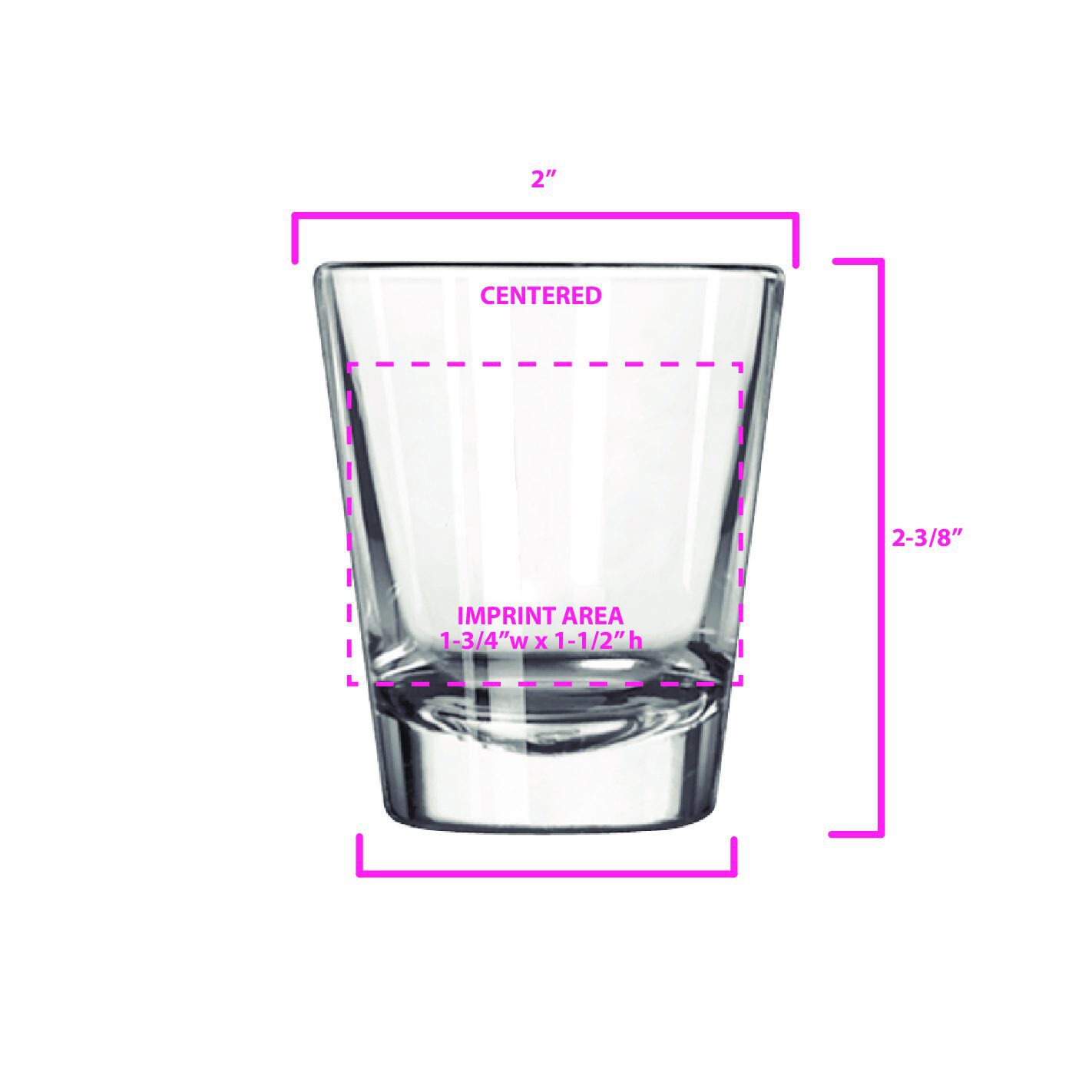 1.75 oz Libbey Shot 3