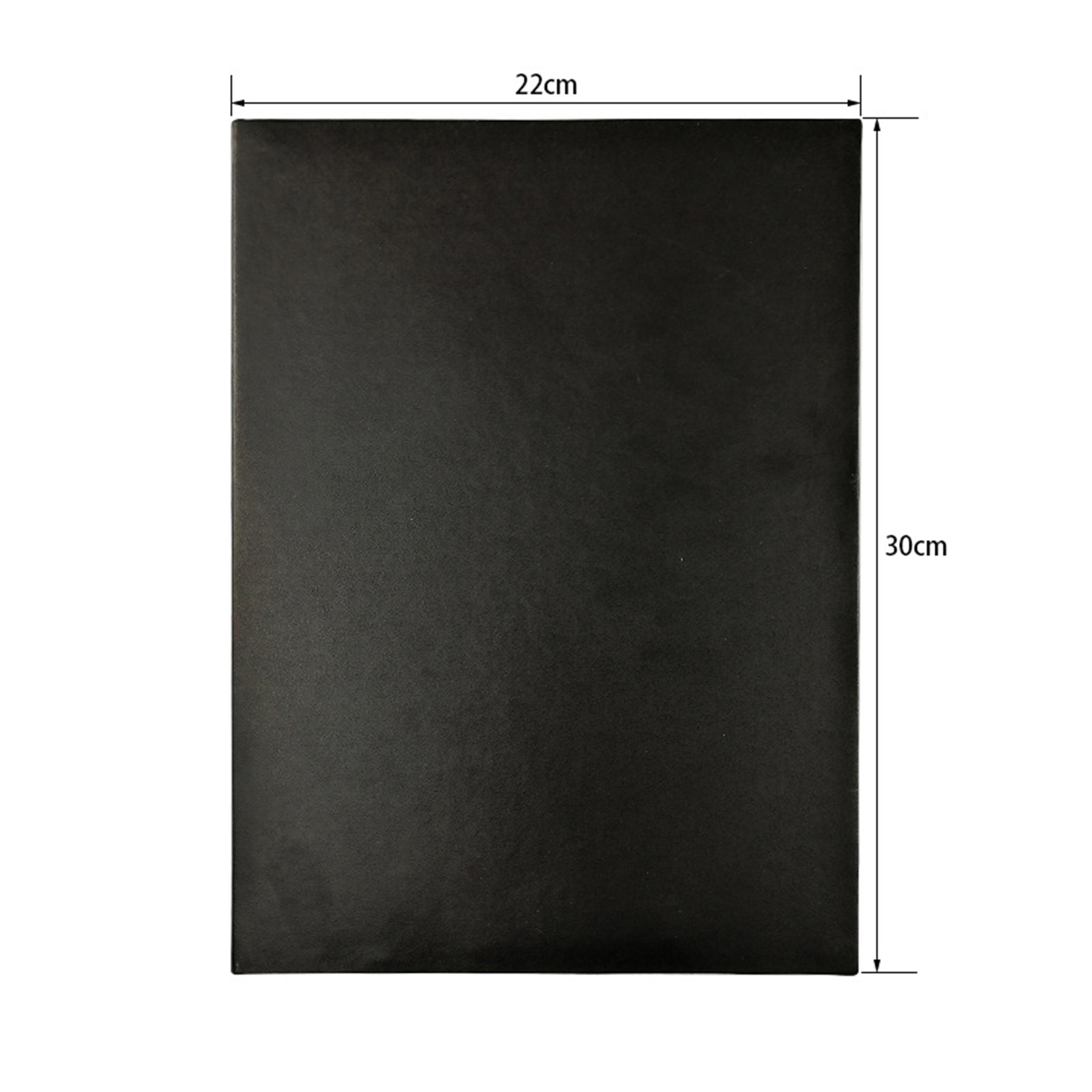 Black Luxury Double Pages Menu 1