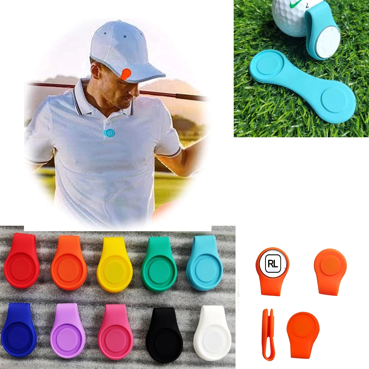 Golf Ball Marker Hat Clip 1