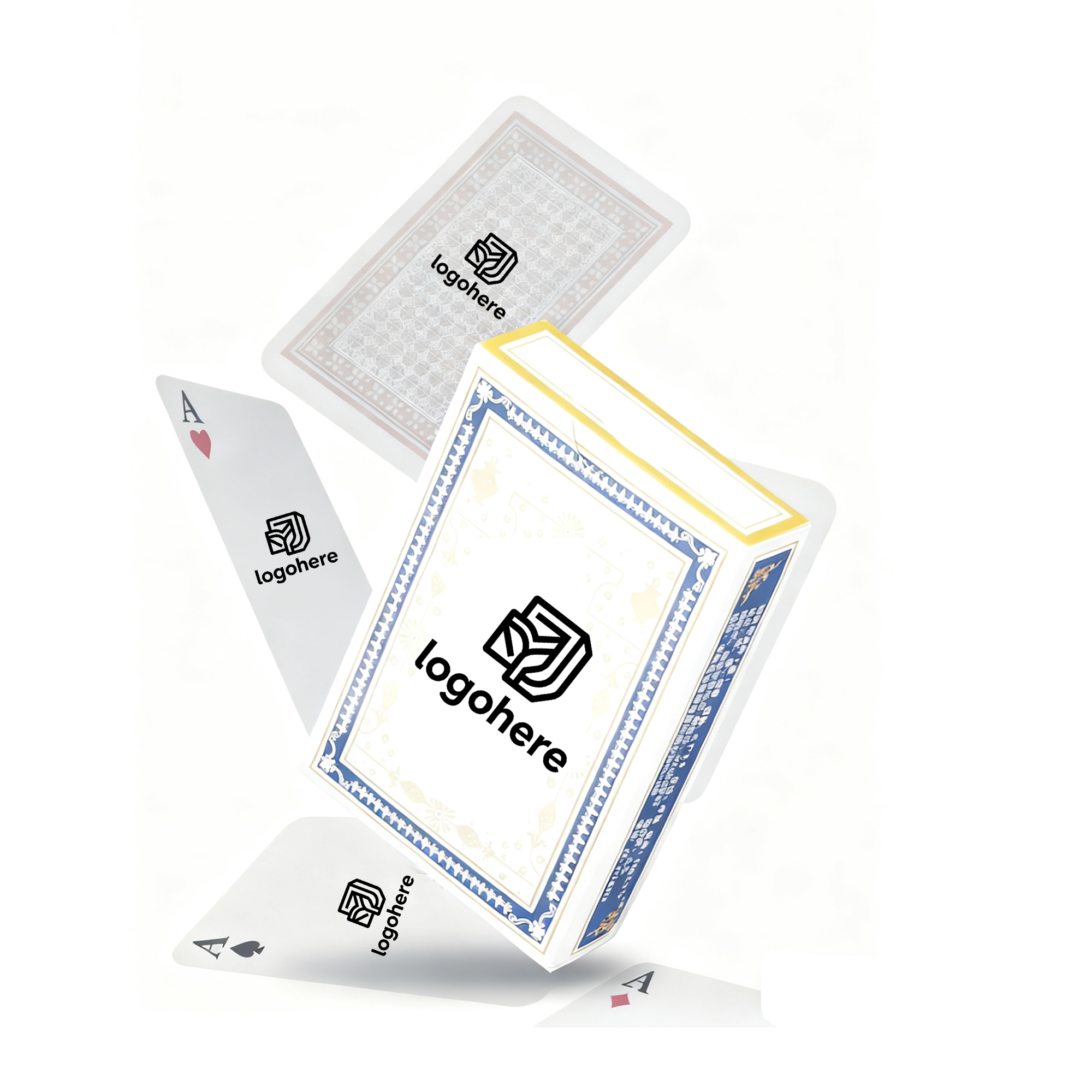MOQ 100 Premium 54-Dcard Deck Customizable 2