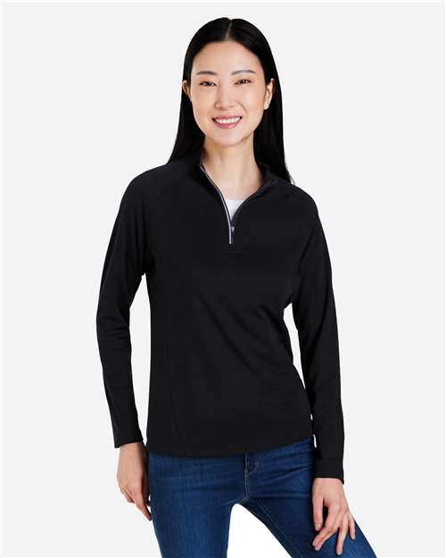 Women's Origin Performance Pique Quarter-Zip Pullover - CE418W 4