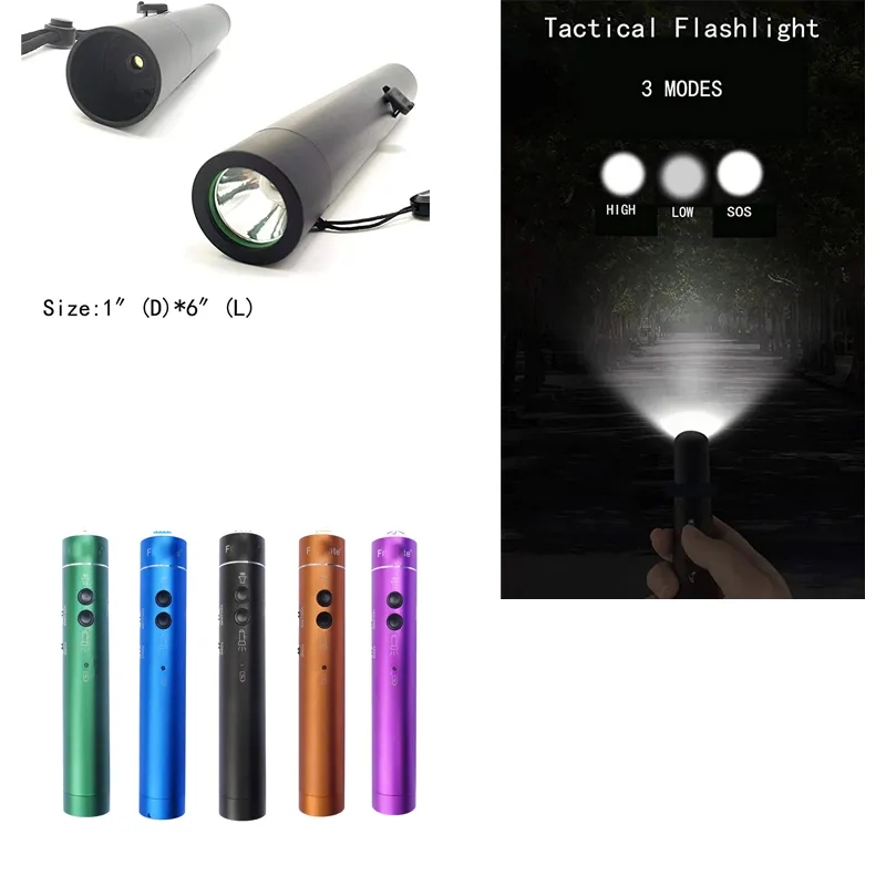 Rechargeable Electronic Whistle with Flashlight 3