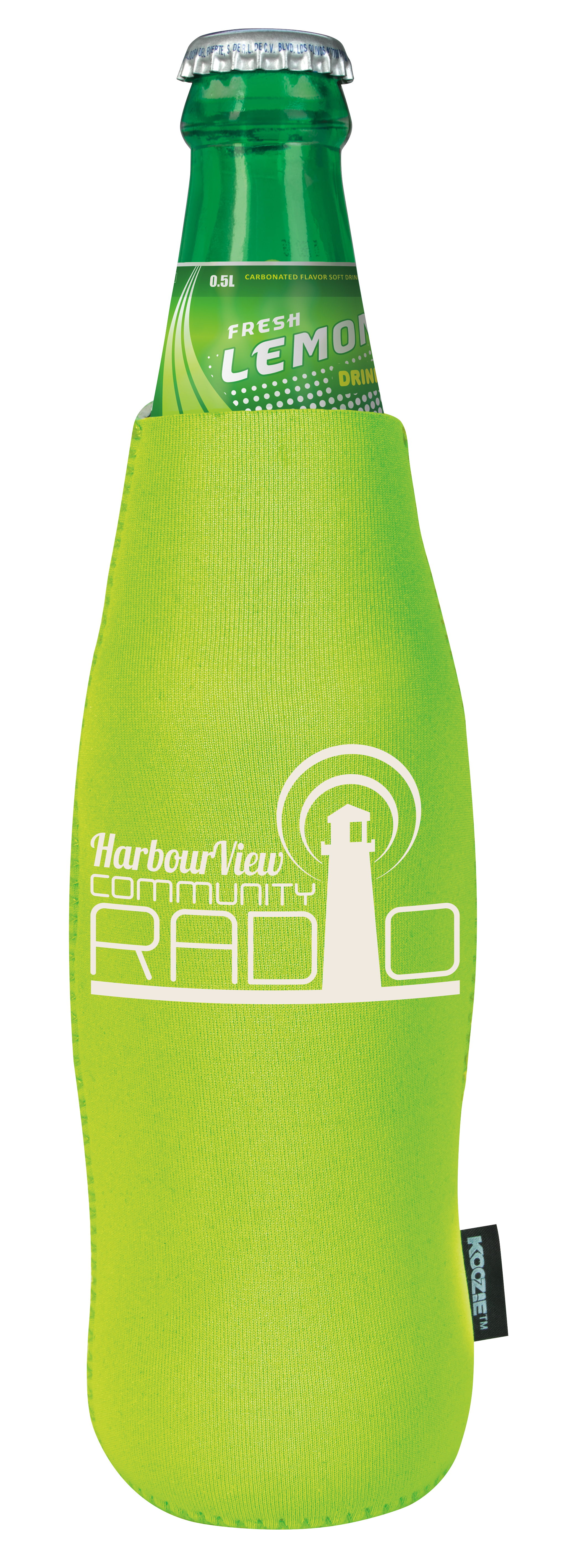 Koozie® Bottle Cooler w/ Removable Bottle Opener 16