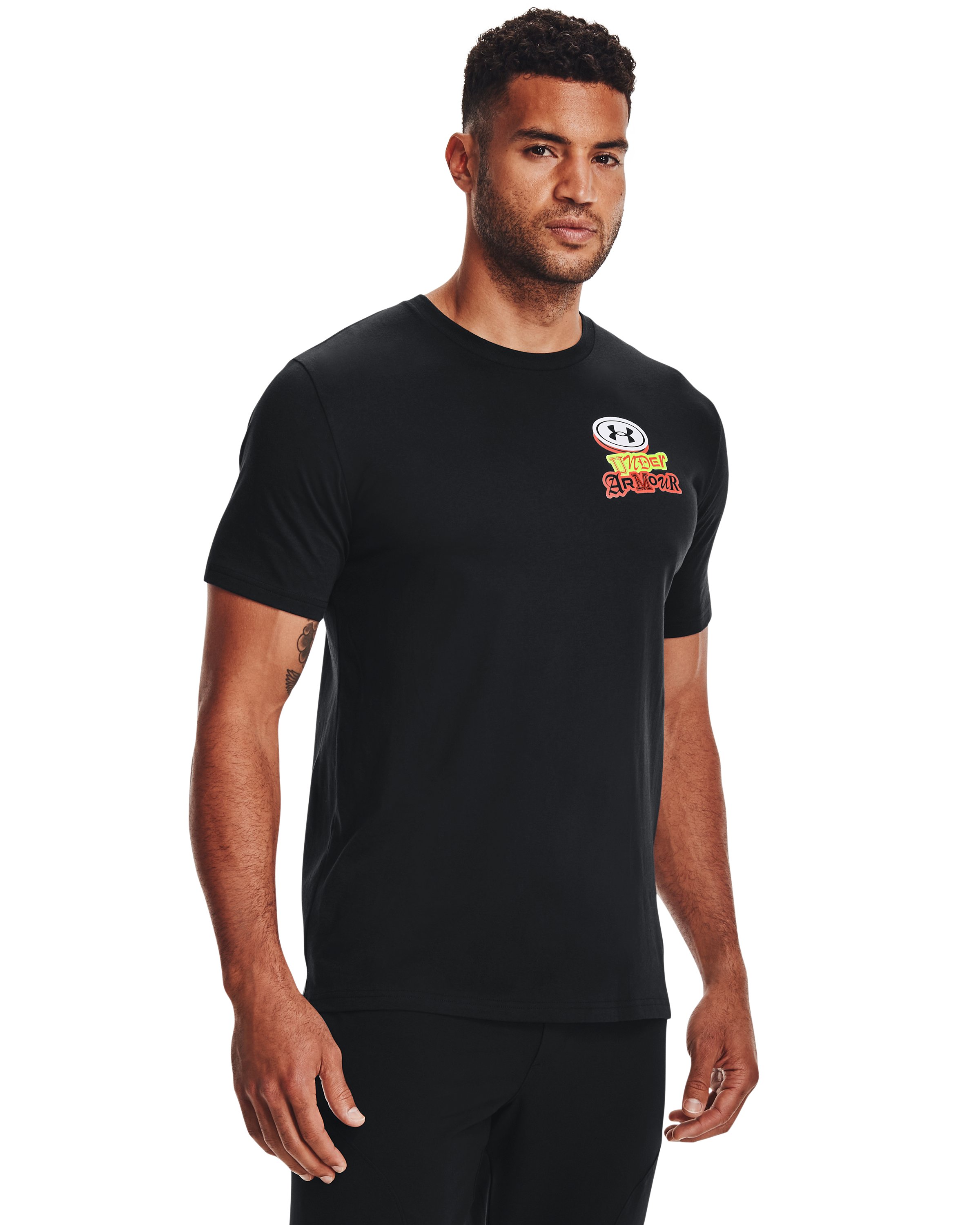 UA Sticker Campus Men's Short Sleeve 4