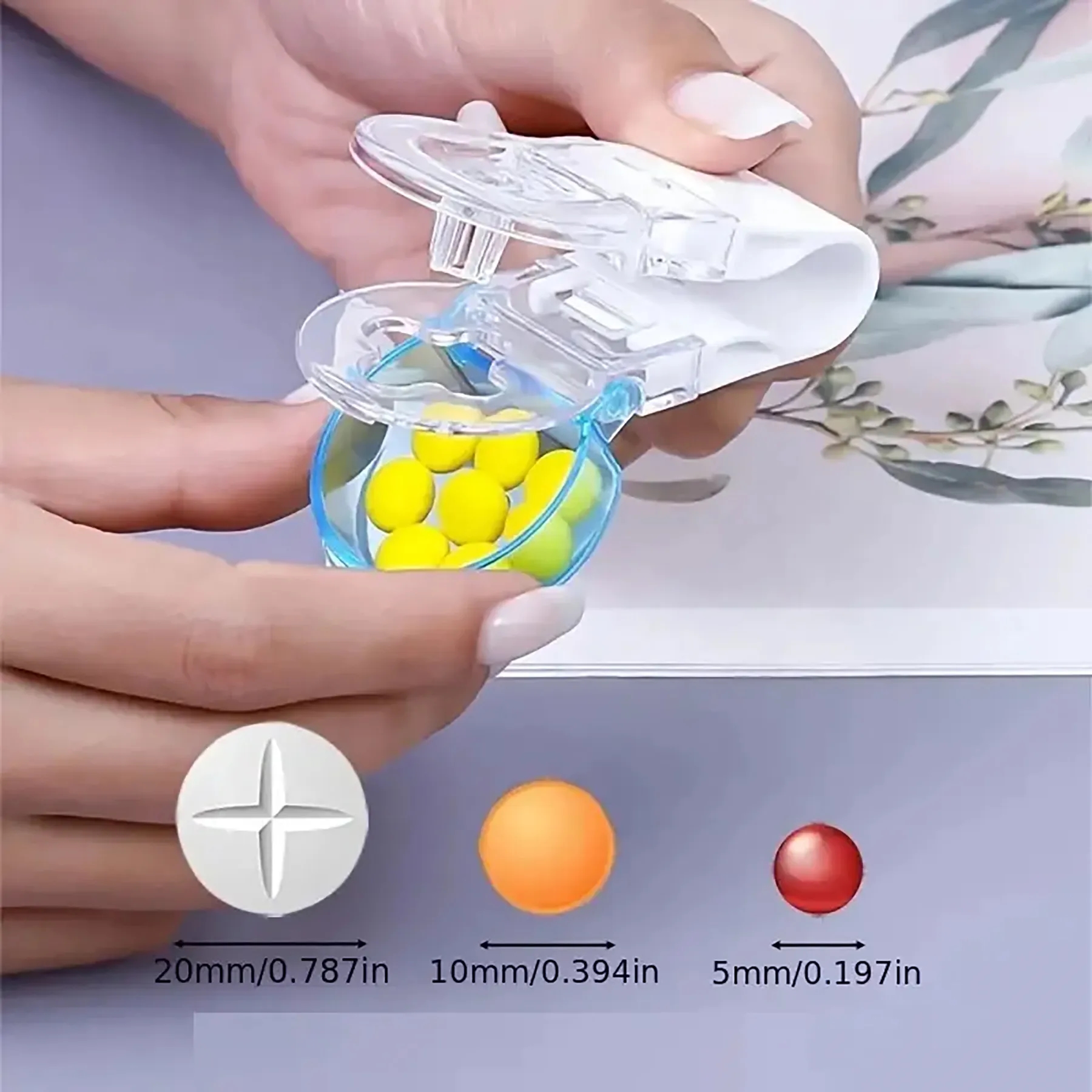 Portable Pill Taker Storage Box Medicine Dispenser 5