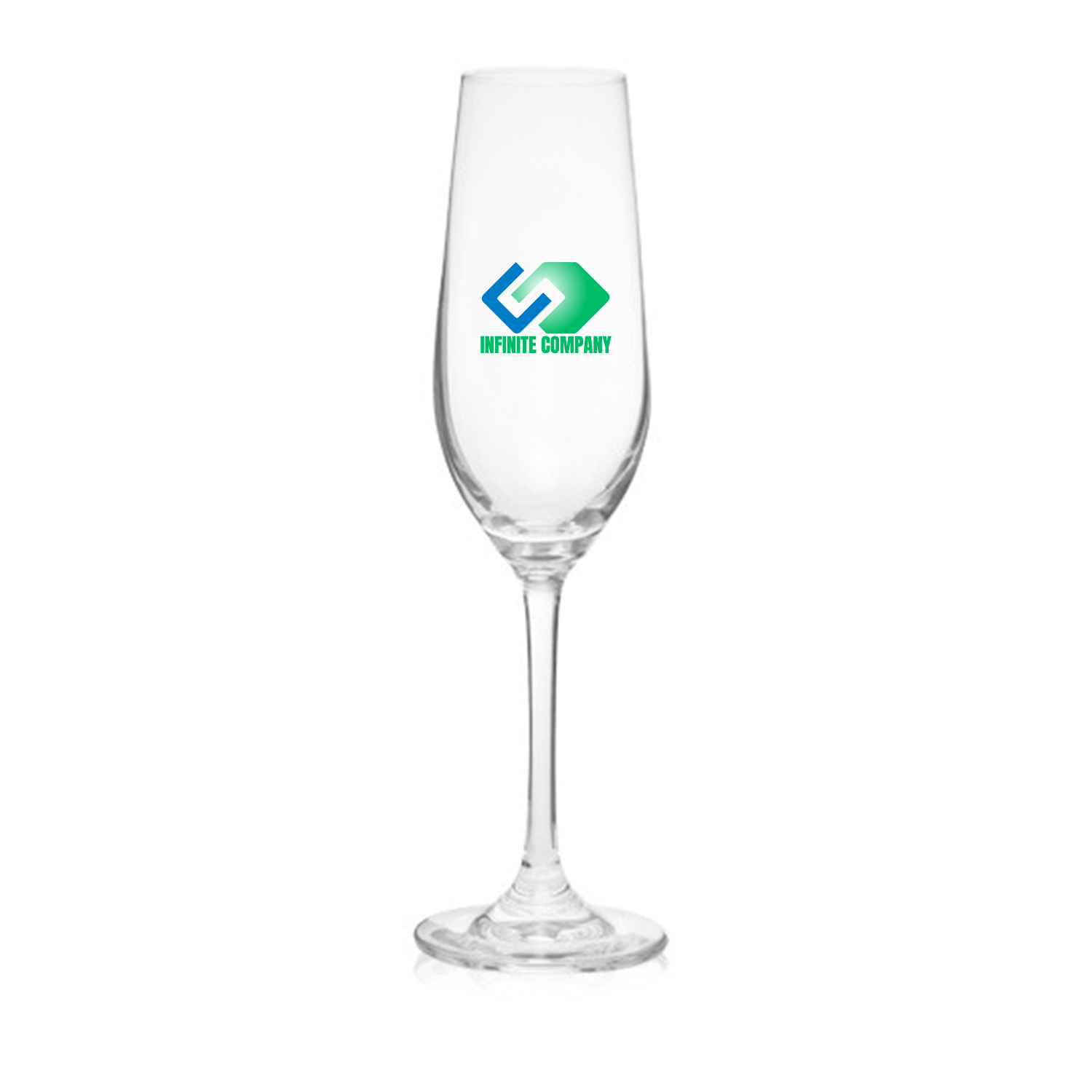 8 oz. Crystal Champagne Glass (Full Color Imprint) 9