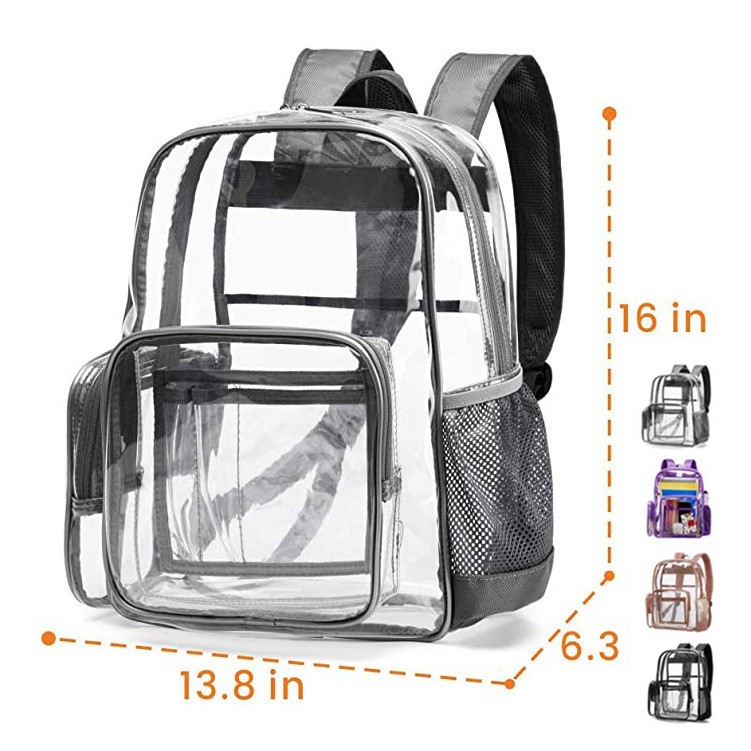 Clear PVC Backpack 1