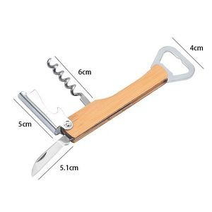 Bamboo 4-In-1 Waiter'S Knife 3
