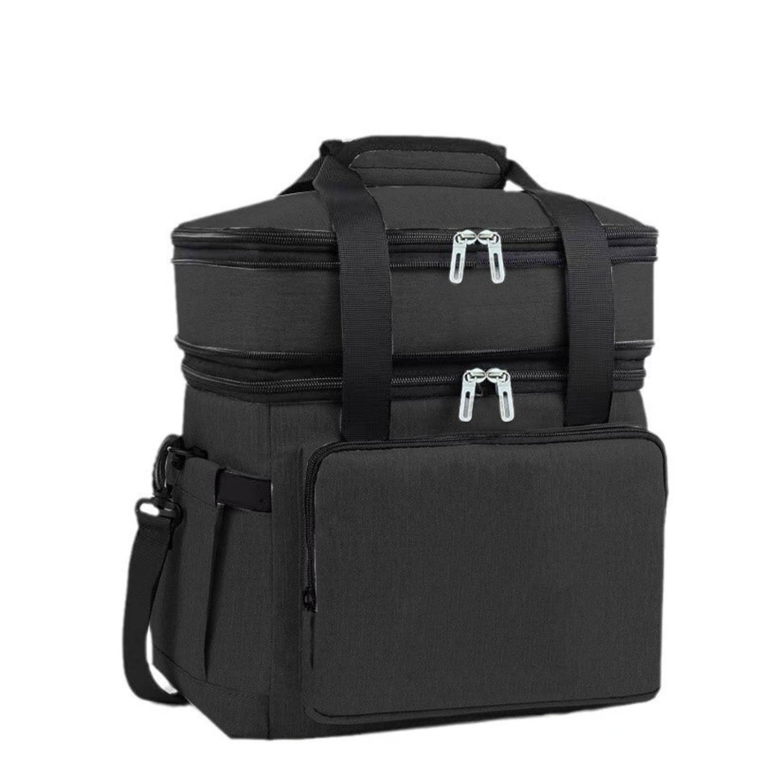 18L Large Capacity Dual Layer Oxford Insulated Cooler Bag 8