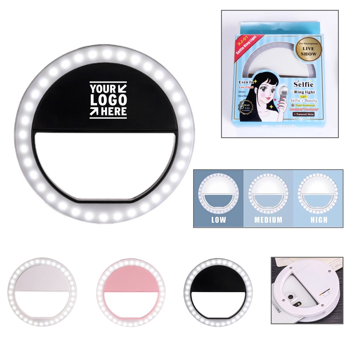 Portable Selfie Ring Fill Light For Phone 2