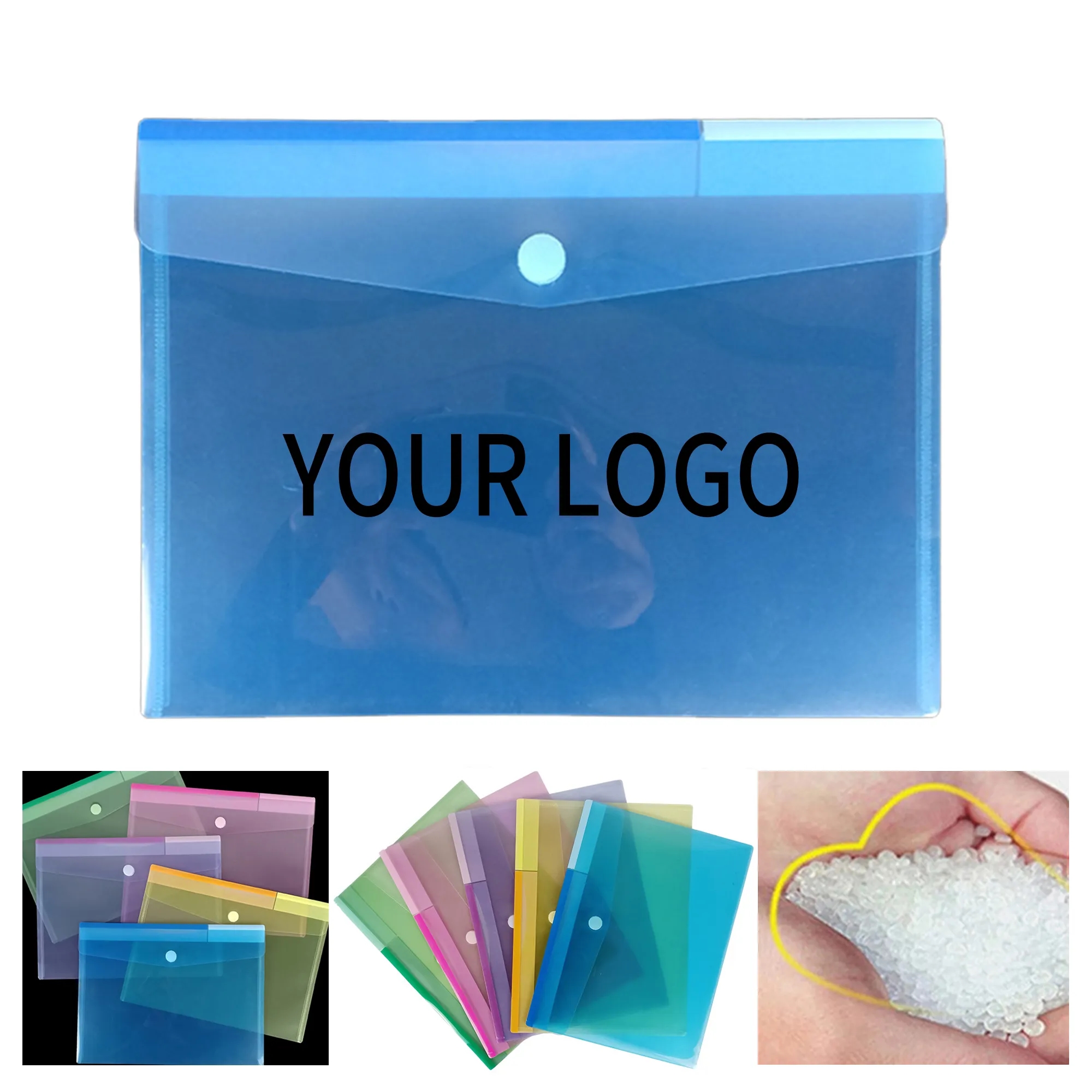 Hook And Loop PP Folder Document Bag 3