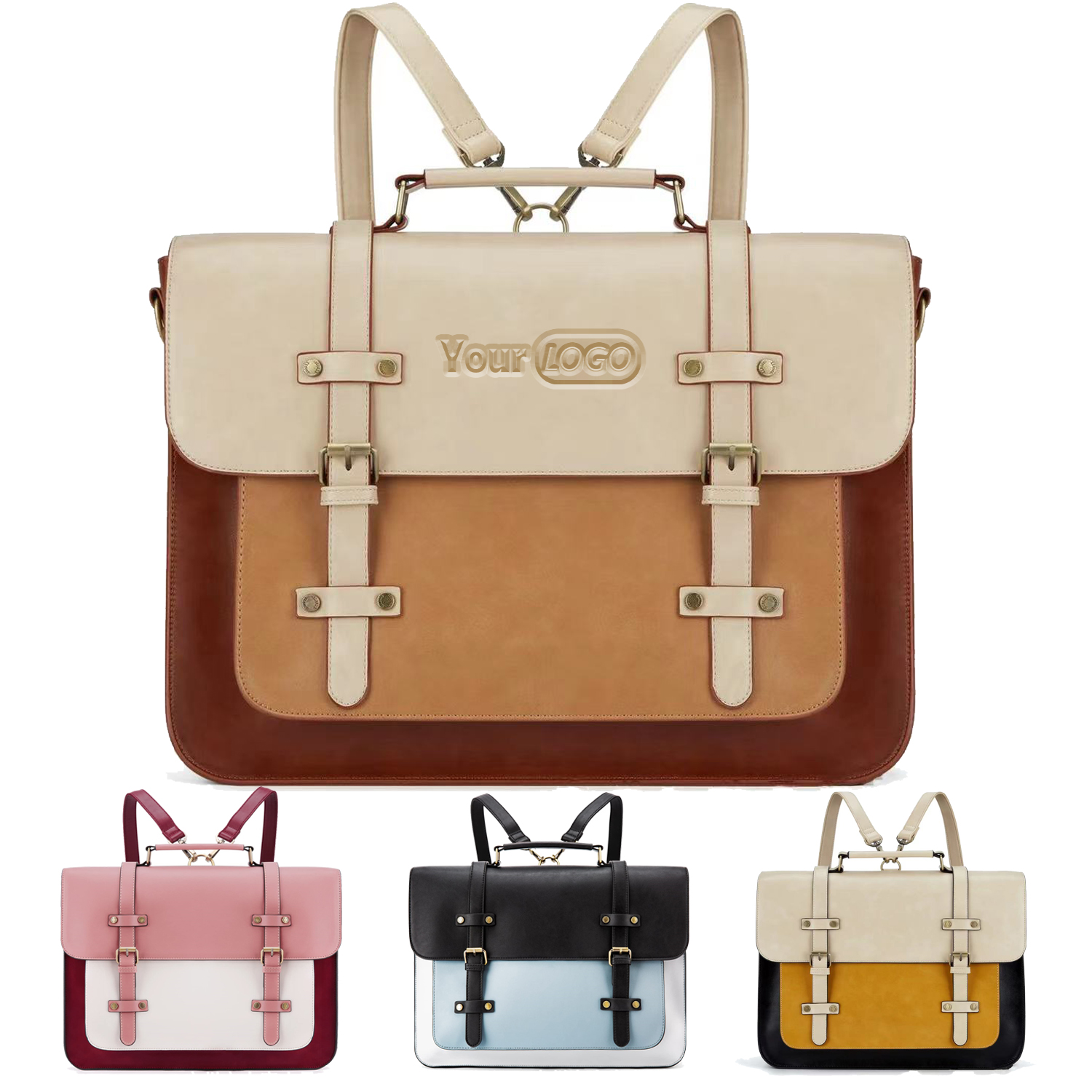 Laptop for Women 15.6 inch Briefcase Genuine Leather Bag 6