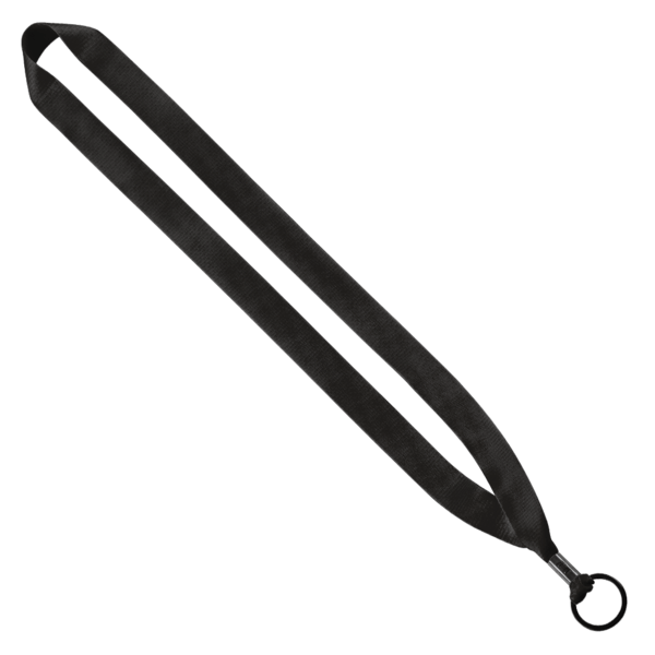 3/4" Polyester Lanyard with Metal Crimp & Split-Ring 29