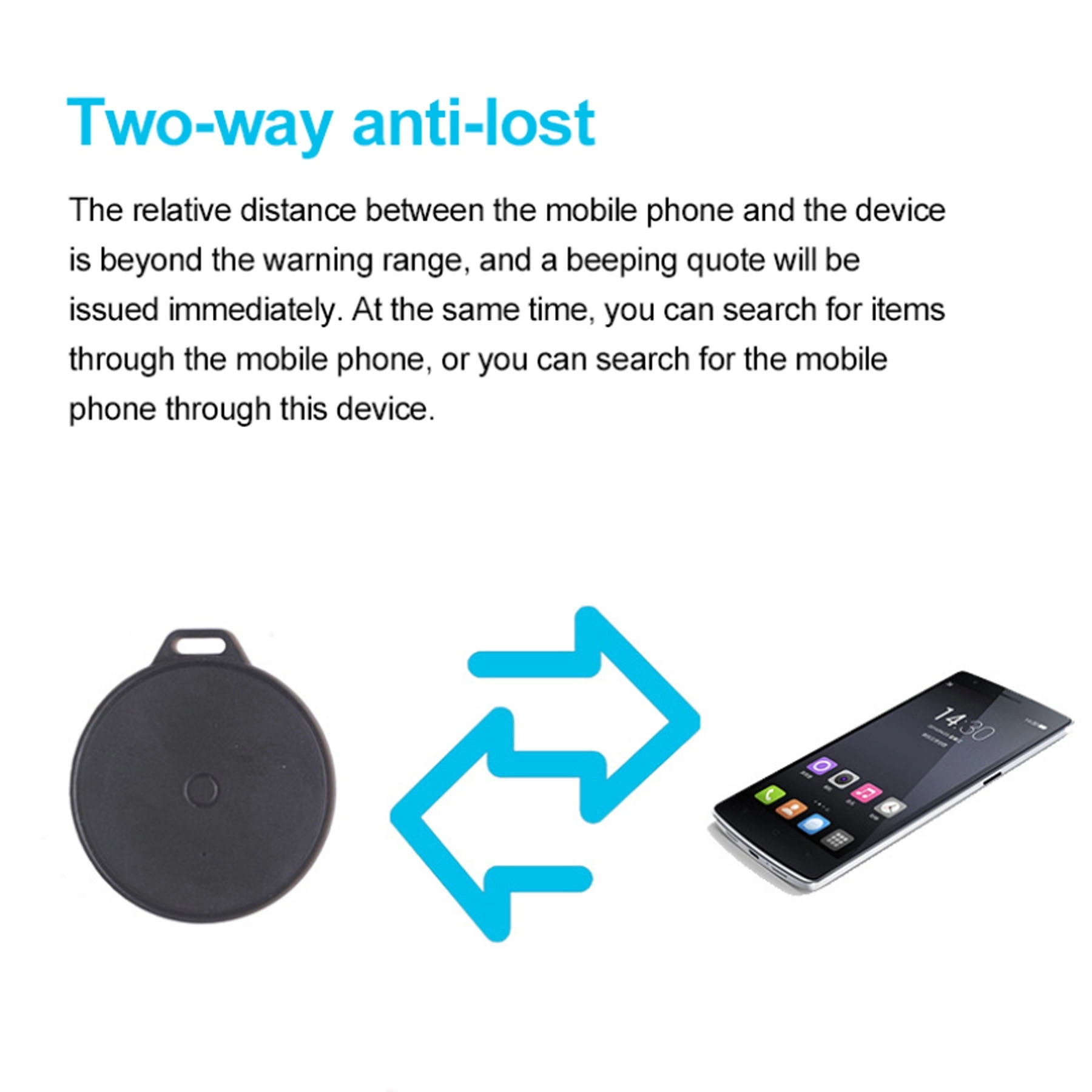Round Bluetooth Anti-Lost Device 3
