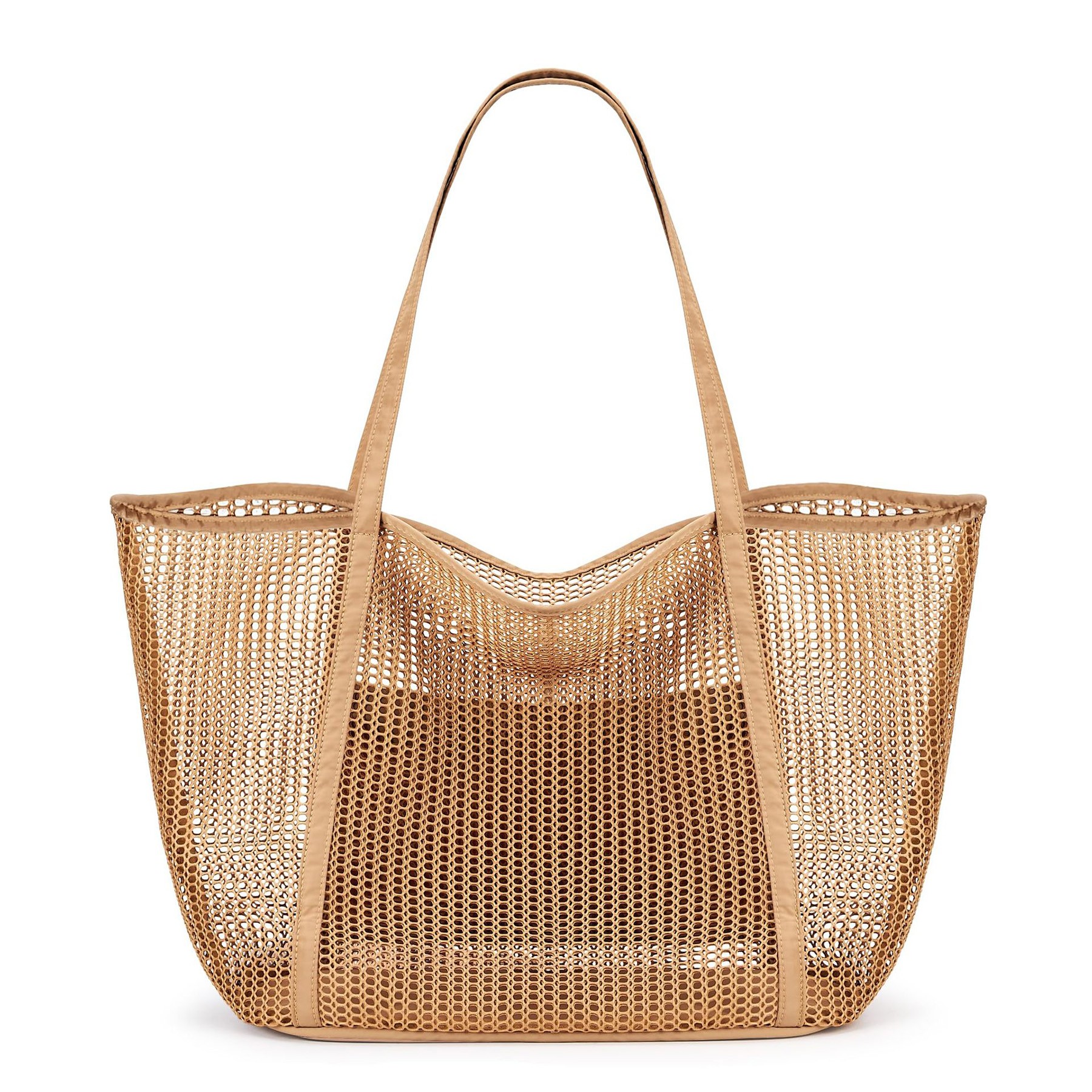 Beach Mesh Tote Bag, custom tote bag with logo imprint 2