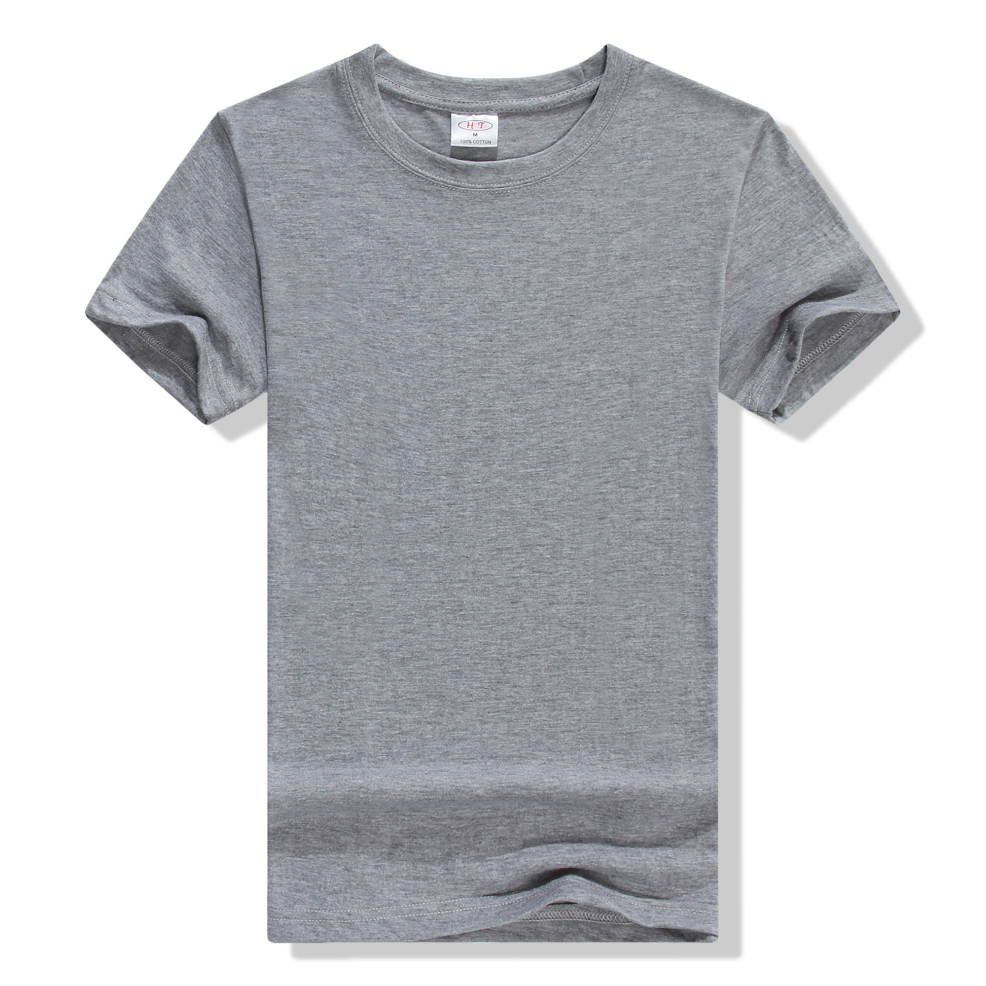MOQ100 Pure Cotton Round - Neck T - Shirt 7