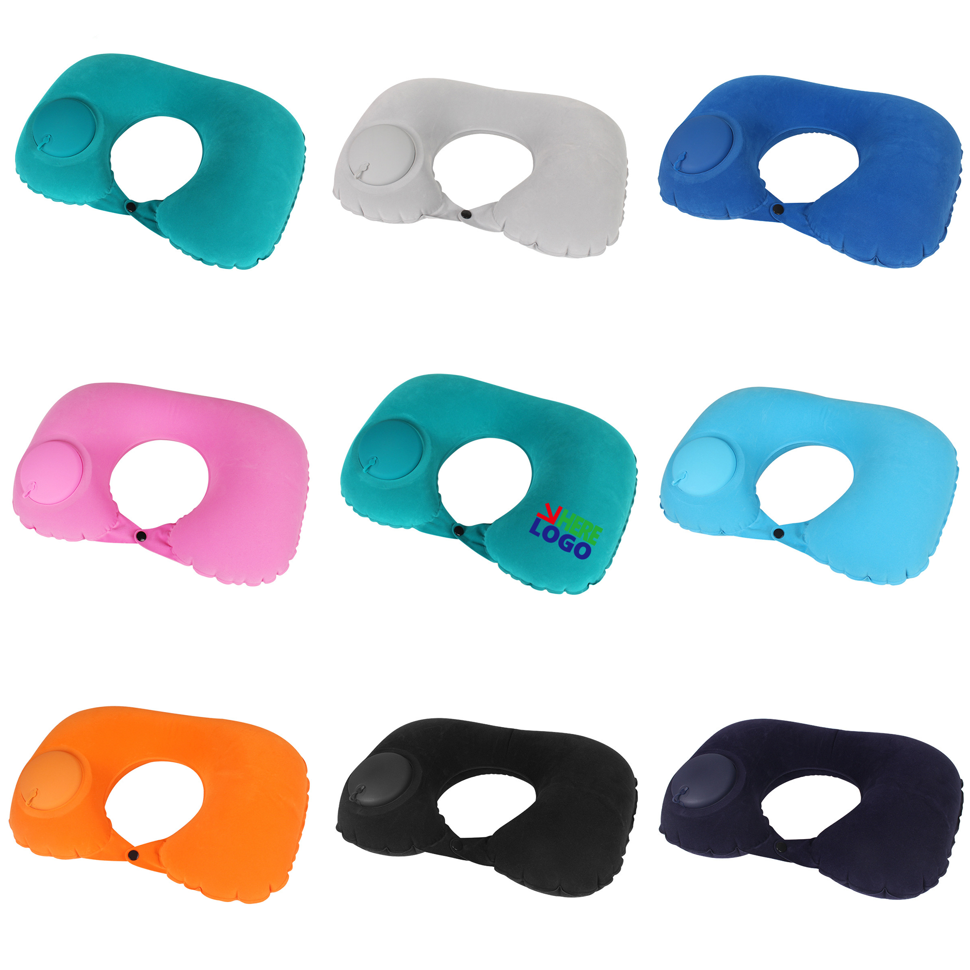 Portable Inflatable Press U-pillow 4