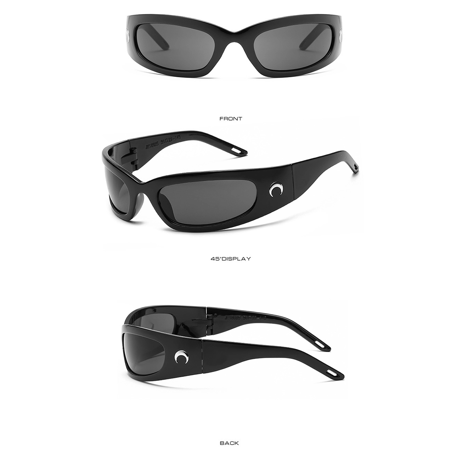 New Moon Outdoor Cycling Hip Hop Punk Sunglasses Uv400 2