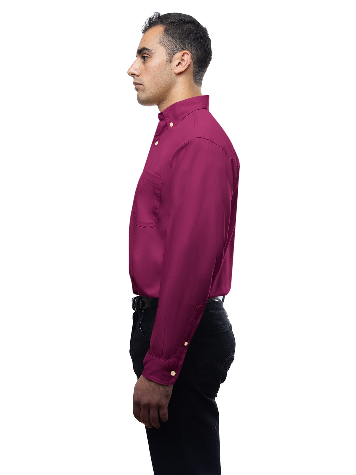 Blue Generation - Men's 1-Pocket Superblend Poplin Shirt 38