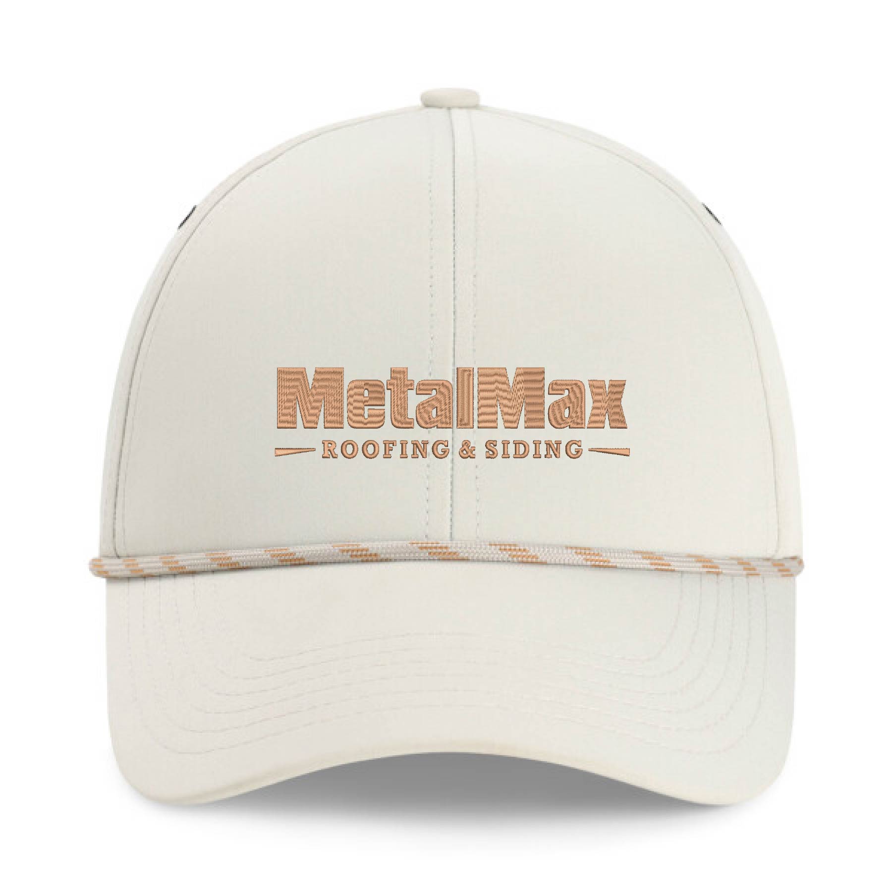 Imperial 6054 6-Panel Habanero Performance Rope Cap w/ Leatherette Patches or Embroidery