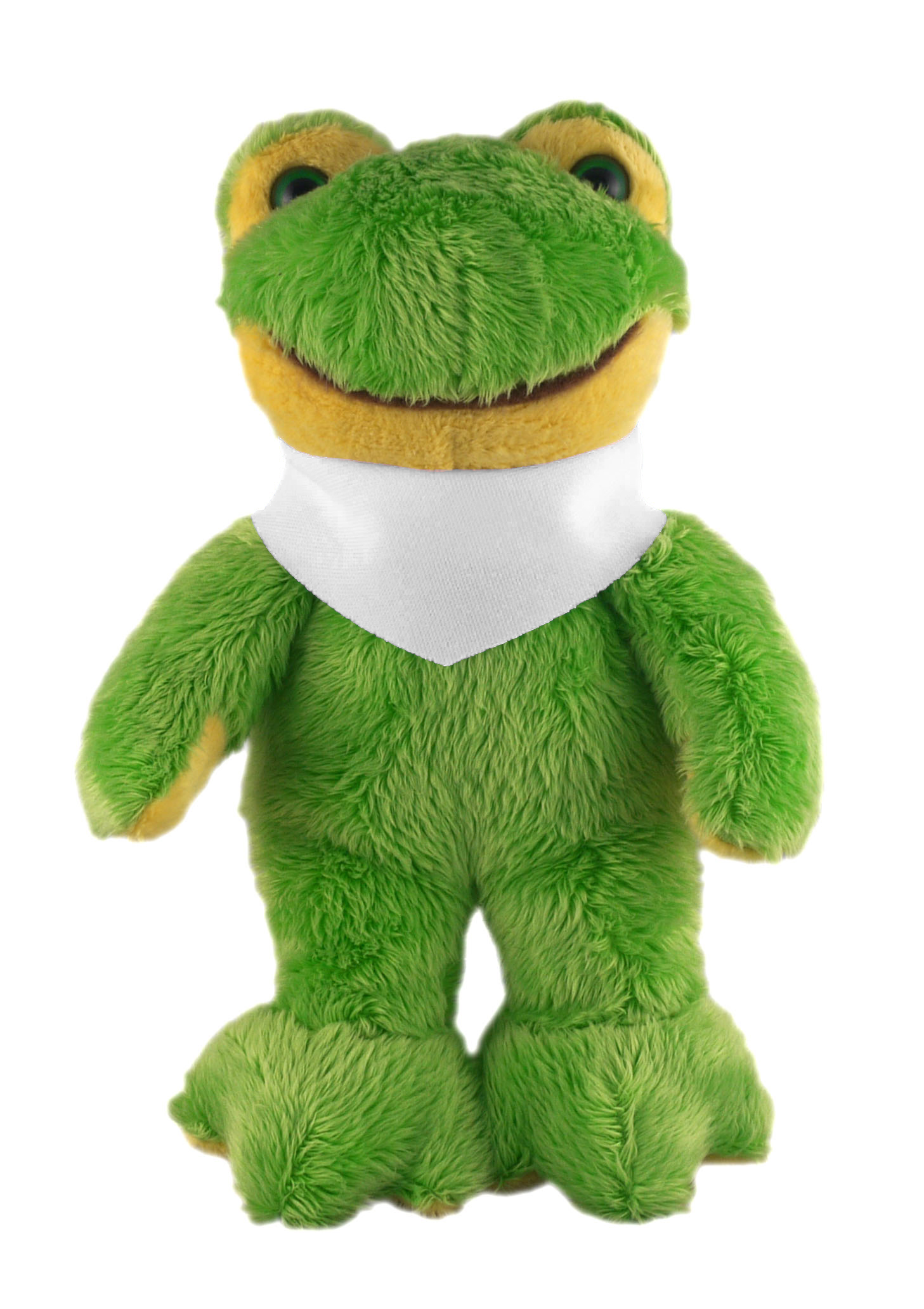Soft Plush Stuffed Frog with Bandana 3