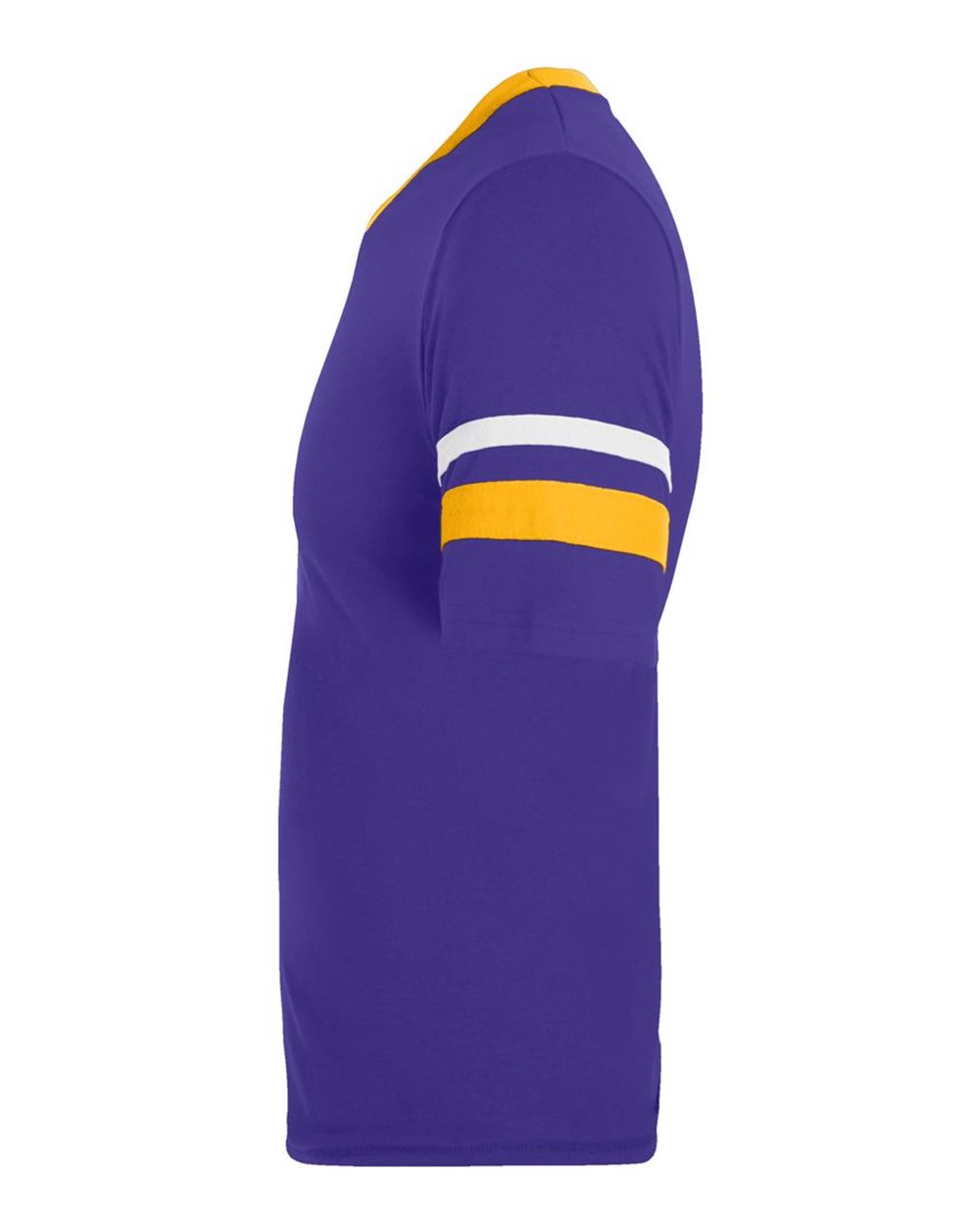 V-Neck Jersey with Striped Sleeves - 360 26