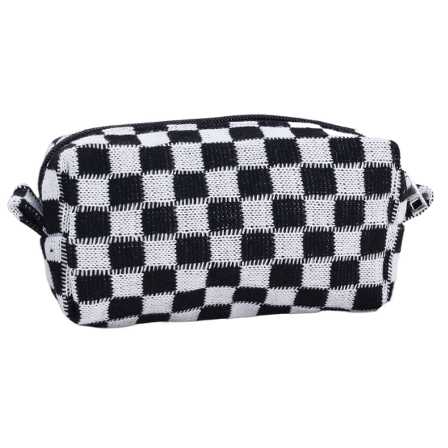Checkered Makeup Bag 3