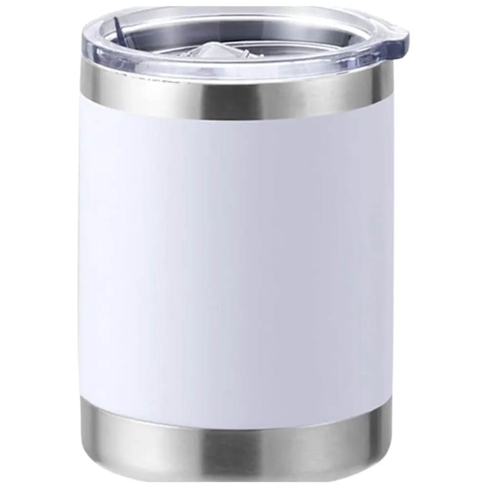 10oz. Double-Wall Stainless Lowball Tumbler 11