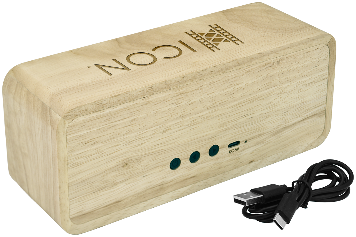 Urban Peak® 10W TWS FSC Wood Wireless Speaker 21