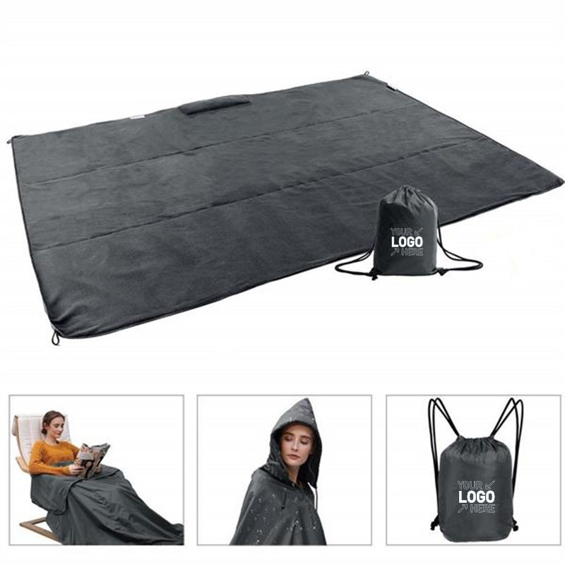 Hooded Waterproof Camping Blanket