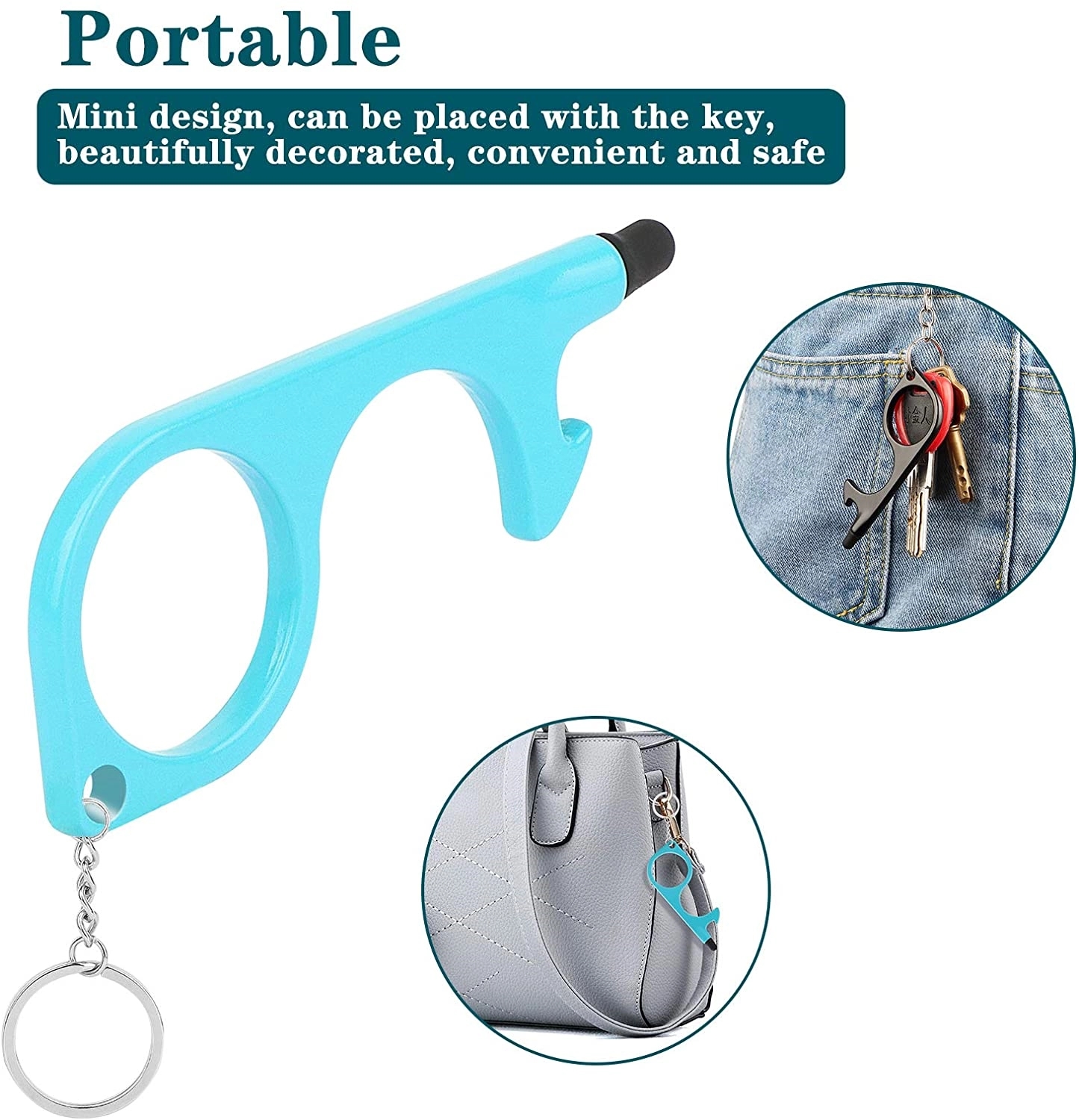 No Touch Door Opener Key Chain 7