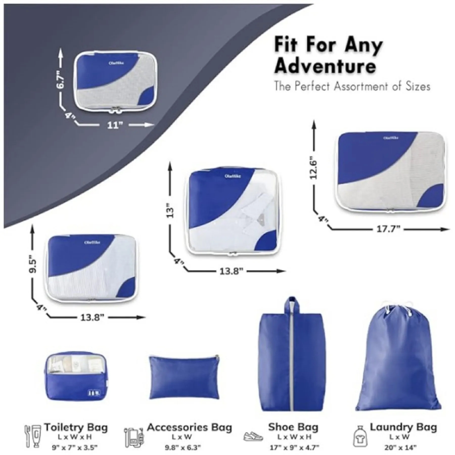 8 Set Packing Cubes for Suitcases 8