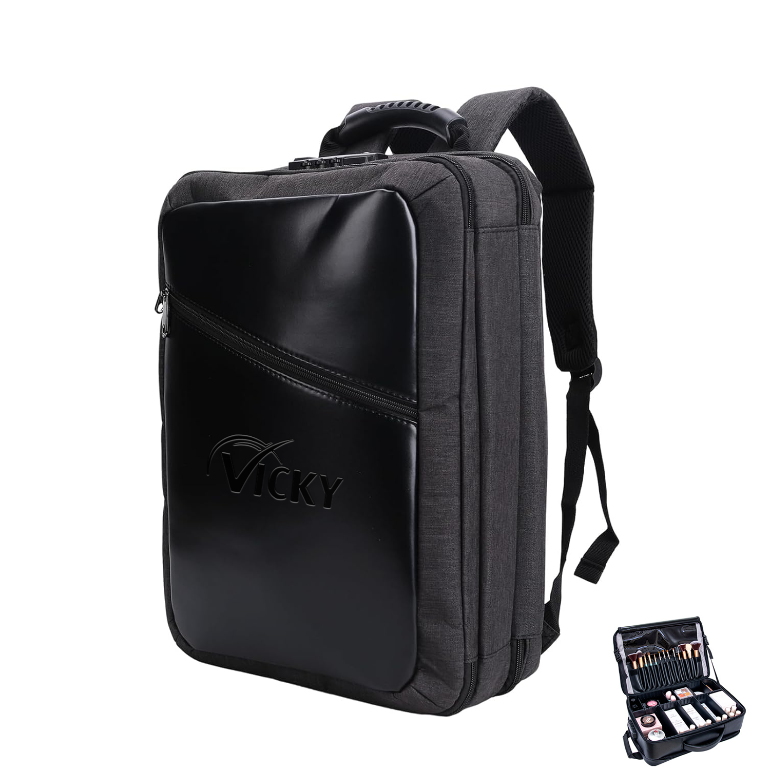 PU Makeup Backpack 2