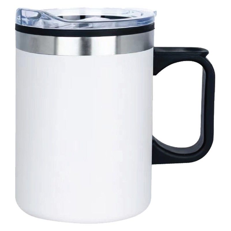 14 Oz. Double Walled Stainless Steel Vacuum Camper Mug 1