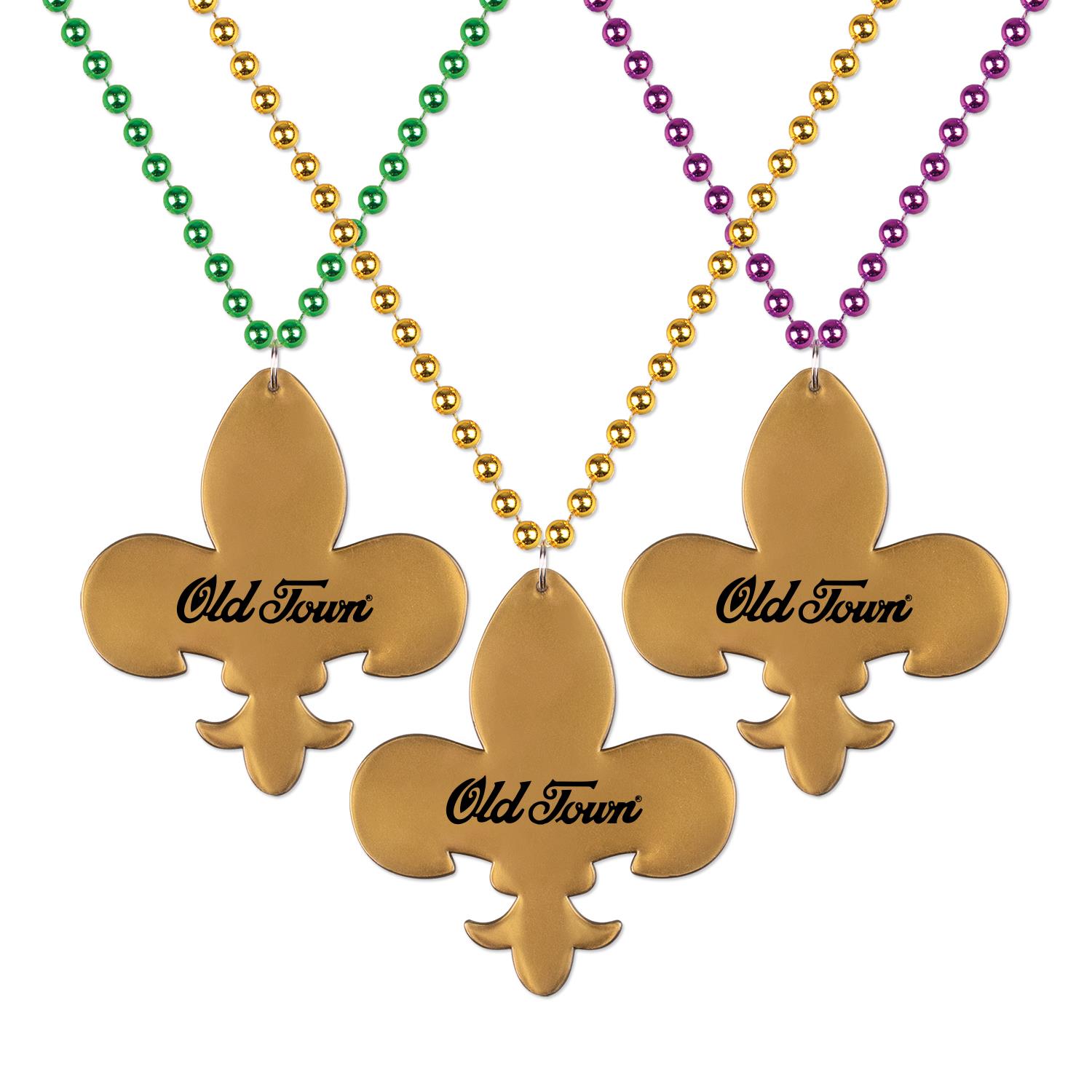 Fleur-de-Lis Medallion Beads 4
