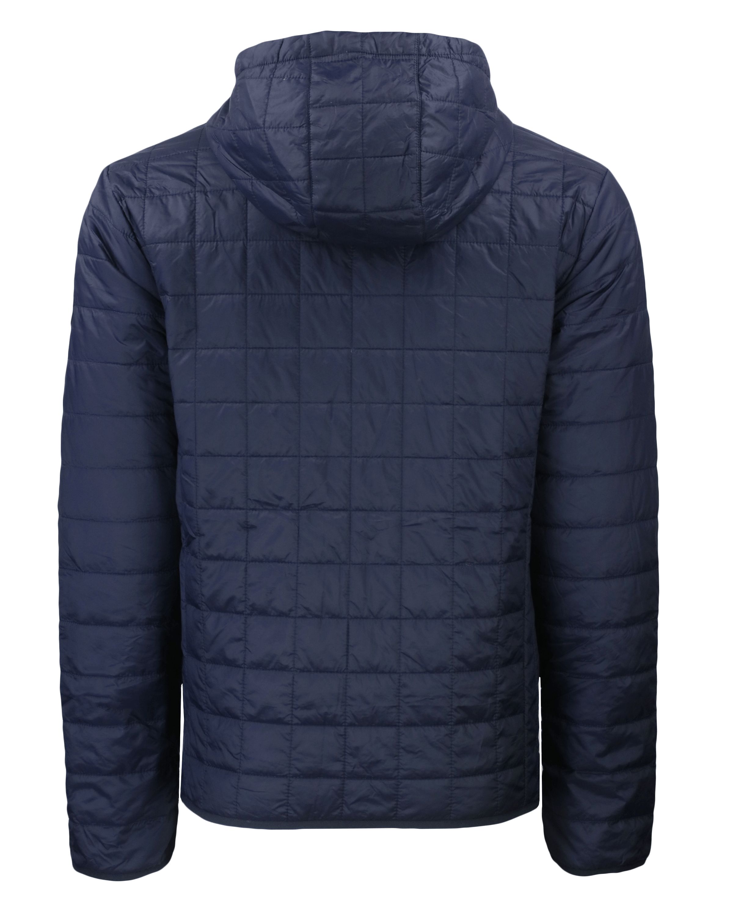 Cutter & Buck Rainier Recycled Insulated Puffer Mens Full Zip Hooded Jacket Jacket 40