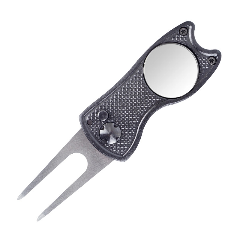 Stainless Steel Golf Pitchfork Divot Repair Tool 10
