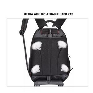 Multifunctional Waterproof Laptop Trolley Backpack 5
