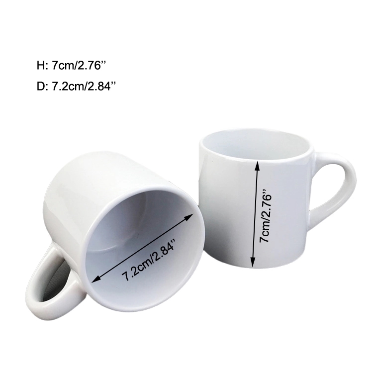 Full Color Sublimated 6 Oz. Ceramic Coffee Cup 6