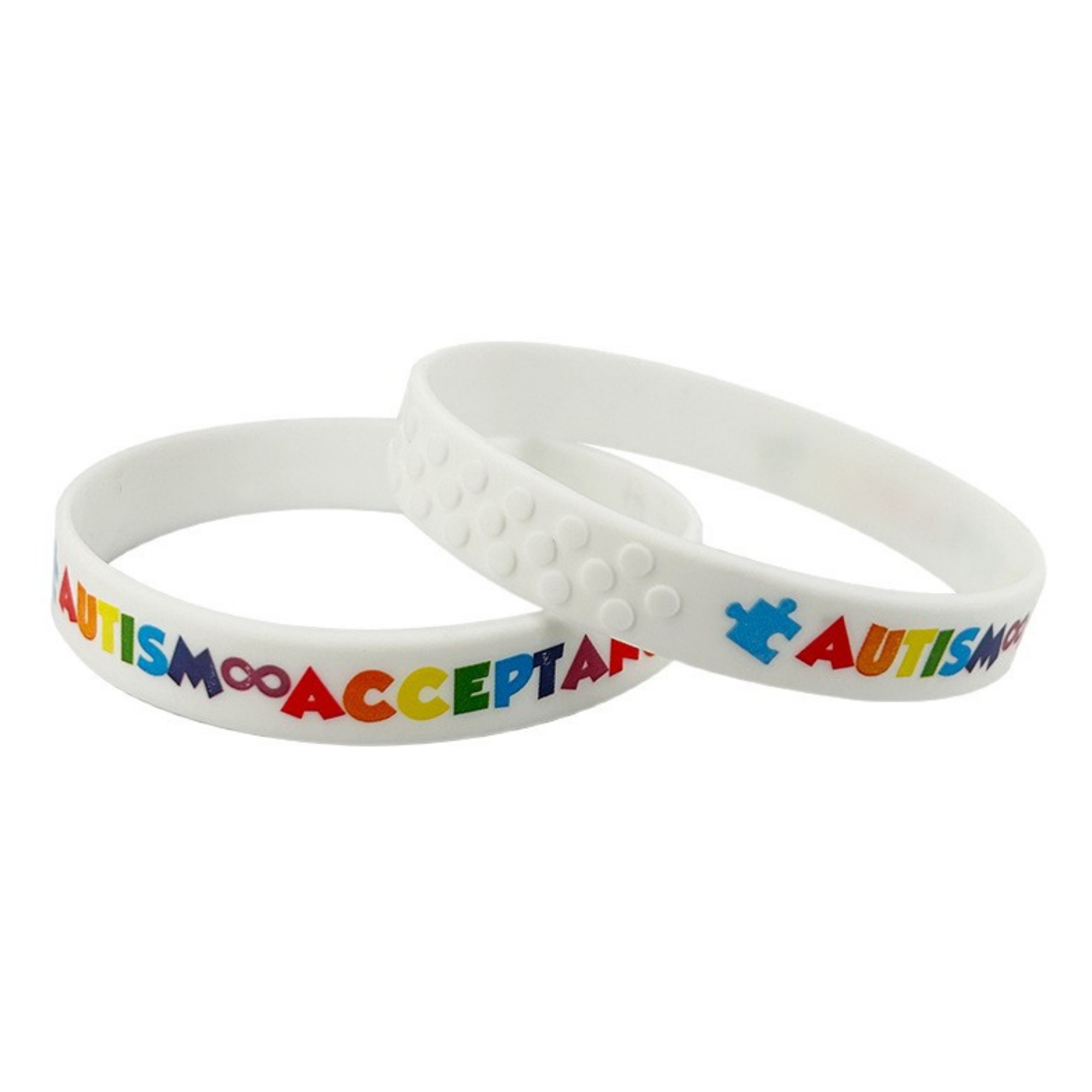 Debossed Concave Shape Silicone Colored Wristband 6
