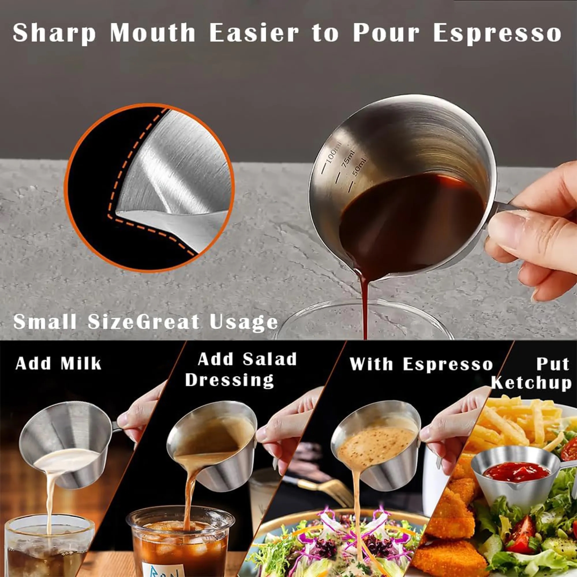 Stainless Steel Coffee Measuring Cup 3
